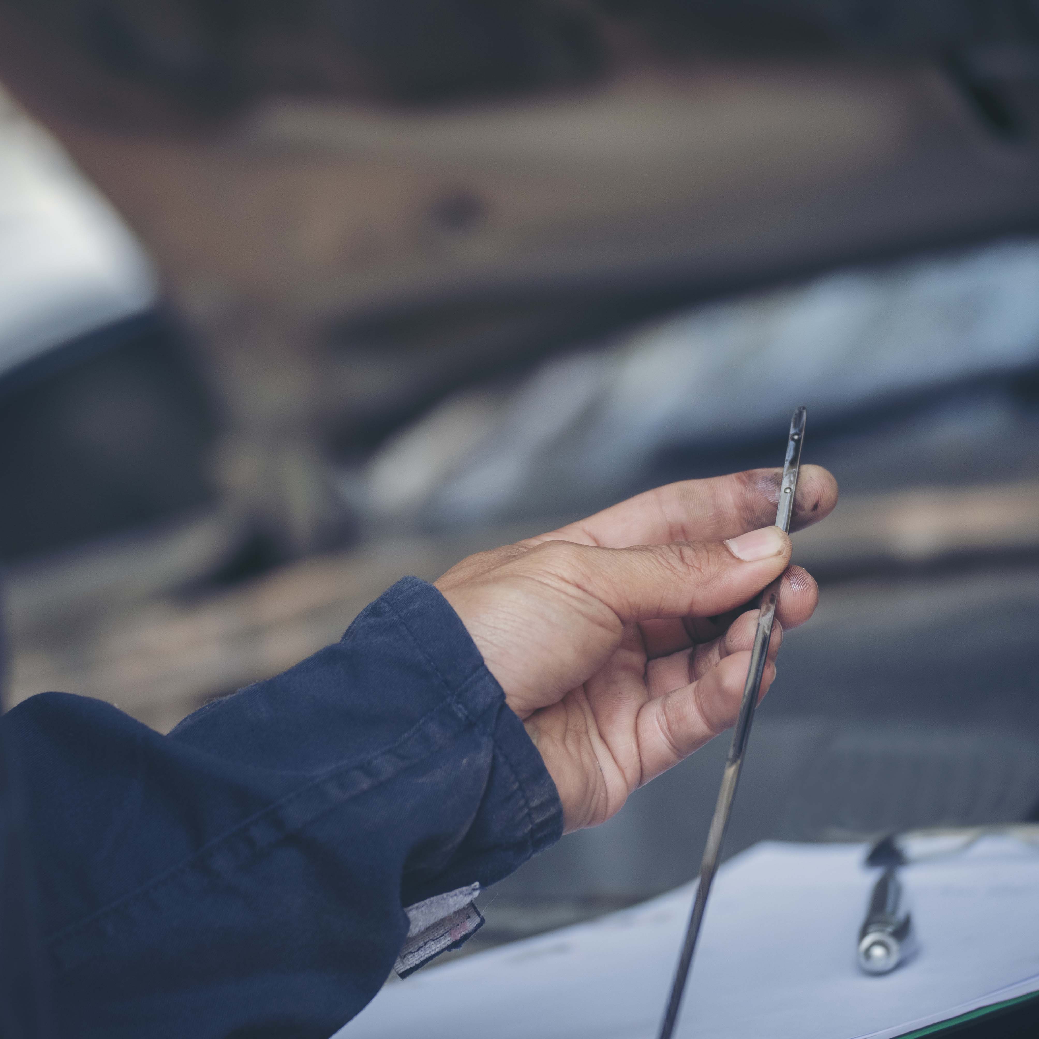 Coche antes de partir